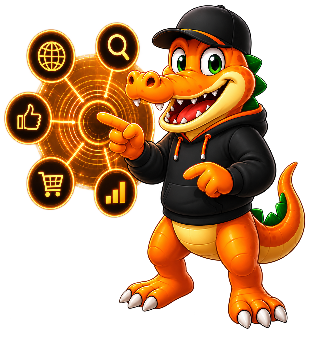 Kathiyawadi mascot mapping connected digital services