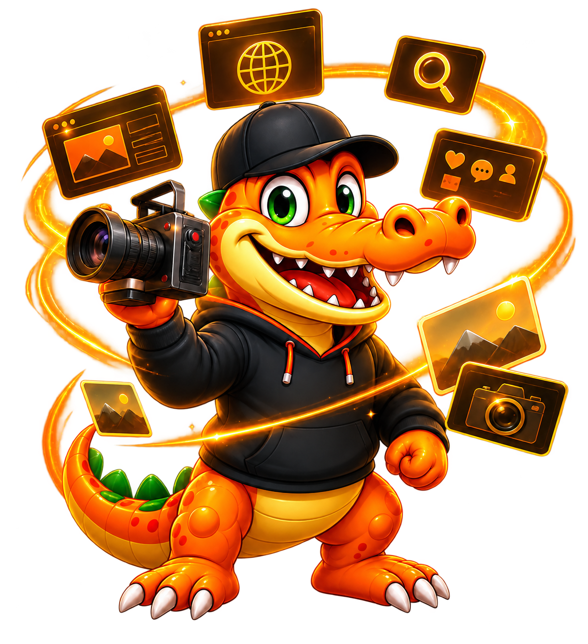 Brand Domination package mascot visual