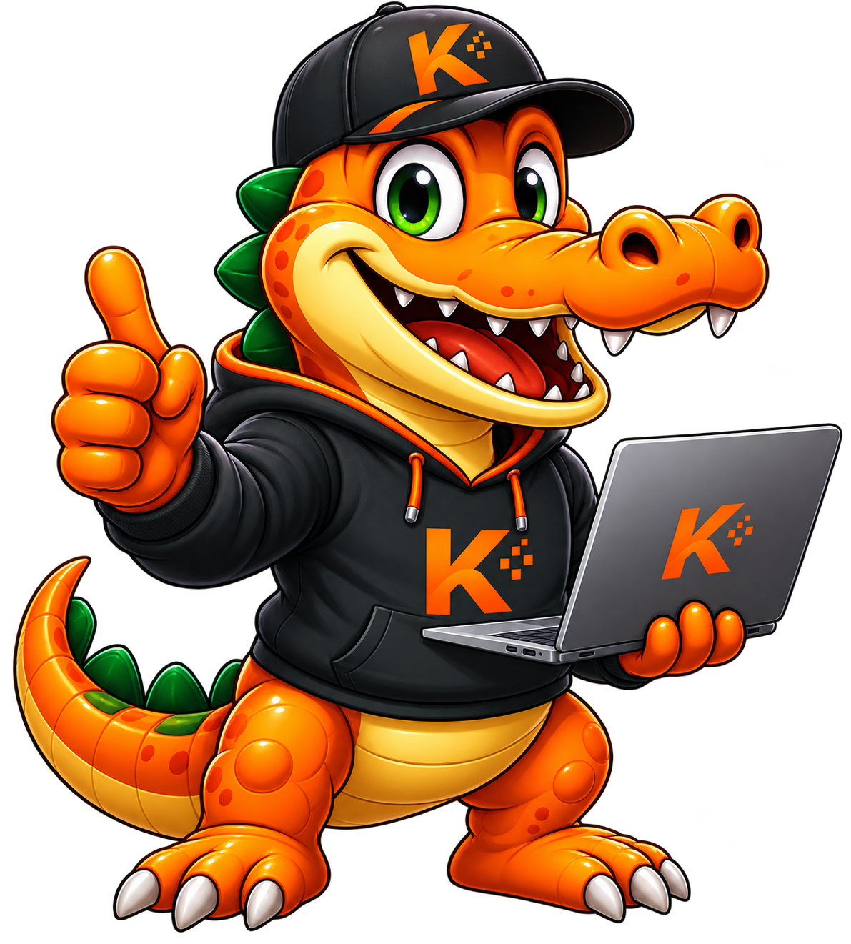 Mascot connecting the digital marketing ecosystem